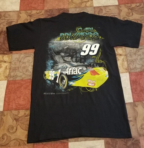 Chase Authentics Carl Edwards Nascar Mens Size Small T-Shirt Black Cover