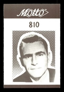 #B576 ROD SERLING Celebrity Oddball Card FREE SHIPPING