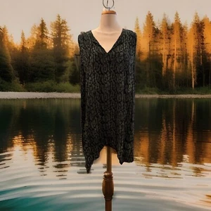 WE BE BOP Black & Green Dress Plus Size 3X - Picture 1 of 5