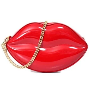 Neu Kate Spade 3D-Lippe kirschrot Crossbody Clutch Handtasche KF514 - Bild 1 von 7