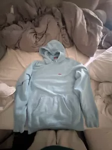 Supreme Box Logo BOGO Hoodie FW23 BLUE Size Large SHIPS IMMEDIATELY - Picture 1 of 3