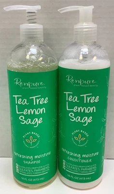 Renpure Tea Tree Lemon Sage Refreshing Moisture Shampoo & Conditioner, 16oz - Image 1 of 3