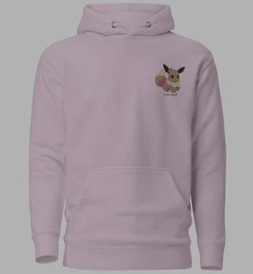 EEVEE HOODIE PINK PKMN MART Size: LARGE - Image 1 of 3