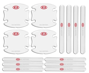 14PCS Car Door Handle Bowl Film Sticker Protector Trim Invisible For KIA - Foto 1 di 7