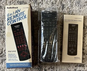 VTG Radio Shack Remote Control 6 In 1 Lights Up 1996 New Open Box Old Stock!! - Picture 1 of 13