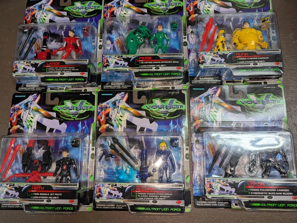 Voltron 3ª Dimensión Lote De 6 Foto 1 de 1