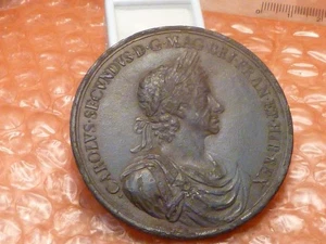 Original Charles II (1640-1685) Battle of Lowestoft Naval Reward Medal 1665 RARE - Picture 1 of 4