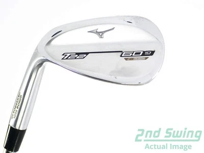 Mizuno T22 Satin Chrome Wedge Lob LW 60° Steel Stiff Left 35.75in - Image 1 of 4