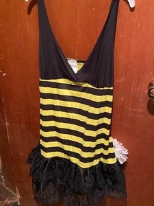 Disfraz de Abeja Halloween Niña M (8-10) SOLO VESTIDO/SIN ALAS *Usado/Bonito* g2 - Imagen 1 de 5