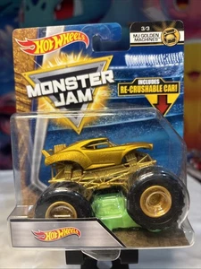 Hot Wheels 2017 Monster Jam Truck MJ Golden Machines 3/3 (Cracked Case*) - Bild 1 von 6