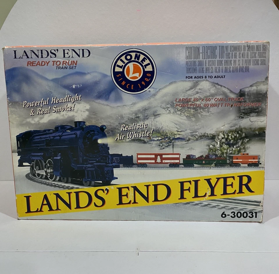 Juego de Navidad Lionel 6-30031 Lands End Flyer Wisconsin Central EX/caja PROBADO Foto 1 de 4