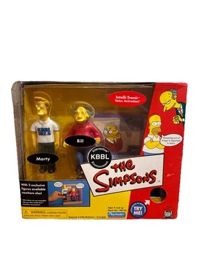 Los Simpson WOS KBBL Radio Estación Juego con Marty & Bill - Nuevo Sellado - 2002 Foto 1 de 4