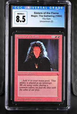 SISTERS OF THE FLAME The Dark U CGC 8.5 MTG [Nostalgium] - Image 1 of 2