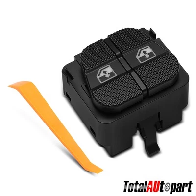 Window Switch for Volkswagen Jetta Golf 1993-1999 Cabrio Front Driver 1H0959855 - Image 1 of 4