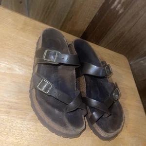 Birkenstock Mayari Birko-Flor Comfort Sandals Mocha Brown Sz 37 US 6 -6.5 # 40 - Picture 1 of 10