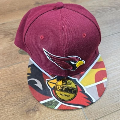 Gorra gorra de los Arizona Cardinals con cierre a presión New Era 9Forty logotipo teñido de tinta NFL fútbol americano Foto 1 de 4