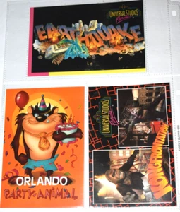 Vintage, drei (3) x FLORIDA Postkarten "Universal Studios & Party Animal", (4" x 6") - Bild 1 von 3