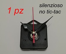 1pz MECCANISMO OROLOGIO SILENZIOSO parete muro quarzo movimento continuo lotto