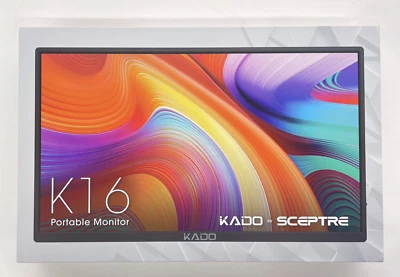 Kado Sceptre K165w-fpnt Portable Monitor for Laptop 15.6 HDMI Dual USB TypeC K16 - Image 1 of 4