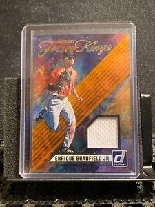 Enrique Bradfield Jr. 2024 Donruss Prospect Jersey Kings Orange ICE - Orioles - Picture 1 of 2