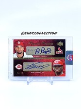 2007 Upper Deck Premier Pairings Albert Pujols & Ken Griffey Jr. /25 Autographs