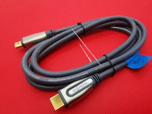 1pc Original Rocketfish  HDMI Cable 18GBPS 1080P+ Ultra HD HDR 4K x 2K Gold - Picture 1 of 3