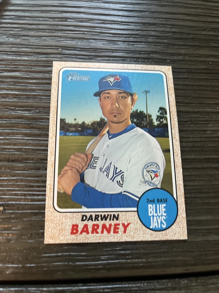 2017 Topps Heritage #312 Darwin Barney Toronto Blue Jays - Image 1 of 1