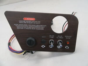 SEA RAY 210 SUNDANCER (2019) IGNITION SWITCH PANEL BROWN WOODGRAIN 2229707 BOAT - Picture 1 of 17