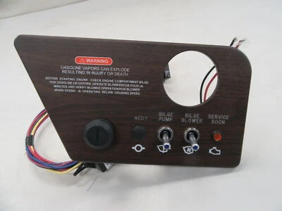 SEA RAY 210 SUNDANCER (2019) IGNITION SWITCH PANEL BROWN WOODGRAIN 2229707 BOAT - Image 1 of 4