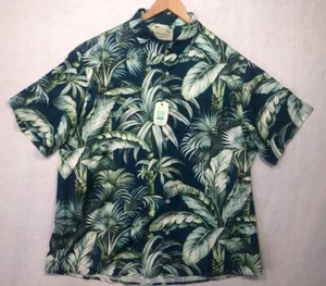Royaura Hawaiian Shirt Floral Print Short Sleeve Button Front Men's Size XXL NWT - Picture 1 of 8