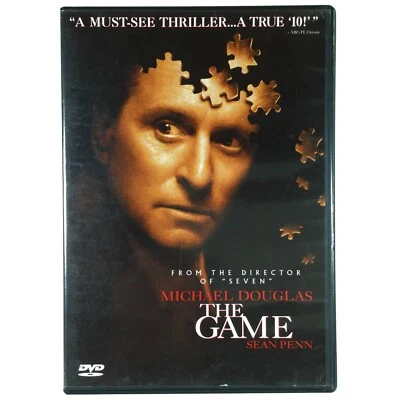 The Game (DVD, 1997, Widescreen & Full S.)   Michael Douglas  Deborah Kara Unger - Image 1 of 3