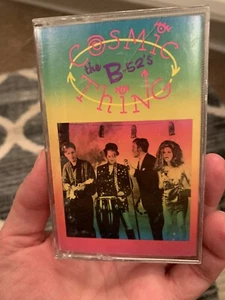 Vintage 1989 The B-52's COSMIC THING Audio CASSETTE TAPE 4-25854 Reprise Records - Picture 1 of 11