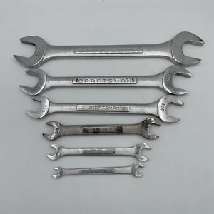 Craftsman USA 6 Stück Satz 12 Größen Doppelmaulschlüssel V/VV Serie 1/4" bis 1" - Bild 1 von 13