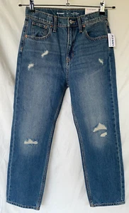 OLD NAVY..HIGH RISE..SLOUCHY STRAIGHT..GIRLS..BLUE..DENIM..JEANS..12..NWT - Picture 1 of 4