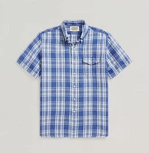 DENIM SUPPLY RALPH LAUREN Shirt Rustic Plainweave Button Down Size S NEW - Picture 1 of 10