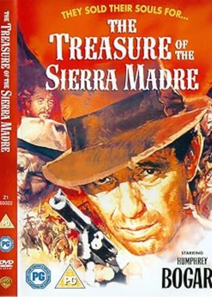 TREASURE OF THE SIERRA MADRE DVD siera Movie Original UK Release New Film R2 - Image 1 of 1