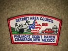 Boy Scout BSA Detroit Area TA11 Philmont 1991 Michigan CSP Council Strip Patch
