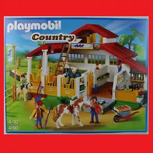 Playmobil 4190 Moderner Reiterhof Reitstall Pferdestall Stall Ponyhof Pferde NEU - Bild 1 von 10