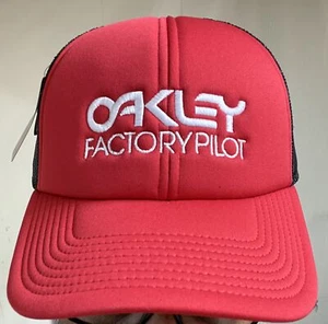 Oakley Pilot Trucker Mütze Rot Universal Fit Neu Kappe FOS600510 - Bild 1 von 5