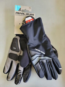 Pearl Izumi black elite softshell gel gloves unisex XXL