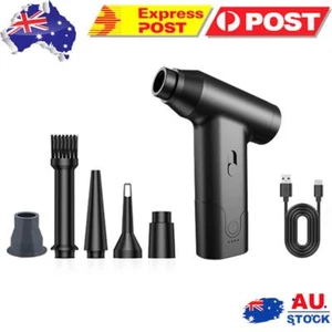 Cordless Duster Blower 110000 RPM PC Dusters Rechargeable Keyboard Cleaning Kit - Photo 1/12