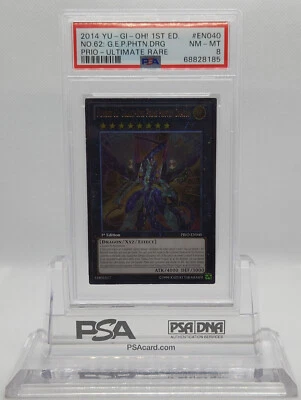 YUGIOH 1ST PRIO-EN040 NUMBER 62 GALAXY-EYES PRIME PHOTON DRAGON PSA 8 #68828185 - Image 1 of 4