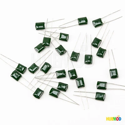 Lote de 24 condensadores RadioShack 2721069 0.1uF 50V 10% poliéster película montaje PC Foto 1 de 3