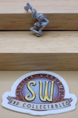 WFB Warhammer Orcs & Goblins Snotling W/Axe 9024 (92-08) Ork Games Workshop GW - Image 1 of 4