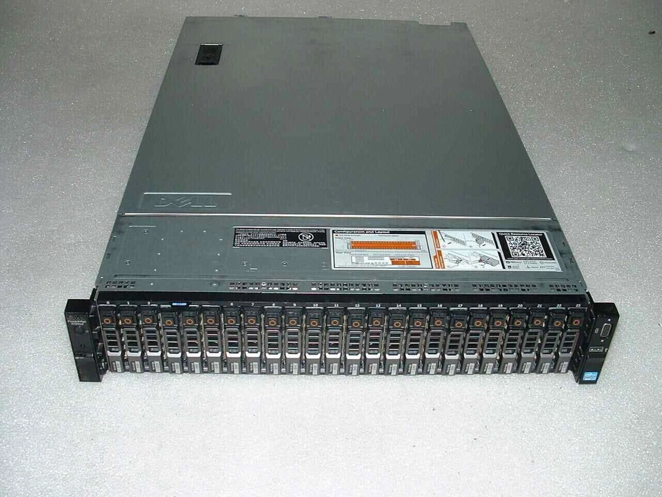 Dell Poweredge R720xd 2x Xeon E5-2680 2.7GHz 16-Cores  128gb  H710  26x Trays - Image 1 of 2