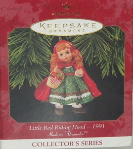 Hallmark Ornamento Madame Alexander Cappuccetto Rosso 1997 Vacanze di Natale - Foto 1 di 1