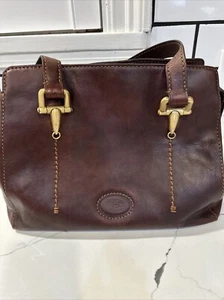 The Bridge Leather Purse Vintage 80’s Made In Italy - Picture 1 of 22