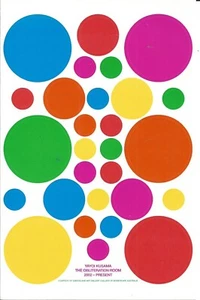 RARO - Hoja de Pegatinas Sala de Obliración Yayoi Kusama Nueva Galería Zwirner 2017 - Imagen 1 de 1