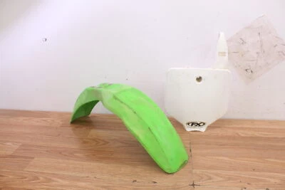 Kawasaki KX65 2007 guardabarros delantero y matrícula Foto 1 de 4