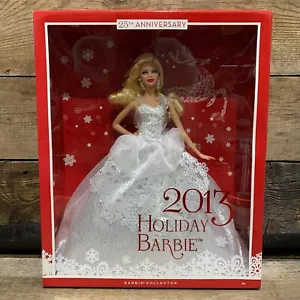 2012 Mattel, Barbie Collector, 2013 Holiday Barbie, 25th Anniversary, NIB - Picture 1 of 6
